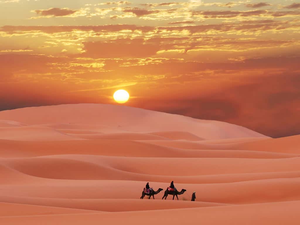 The Majestic Dunes: Erg Lihoudi & Erg Chegaga Tour – 5 days